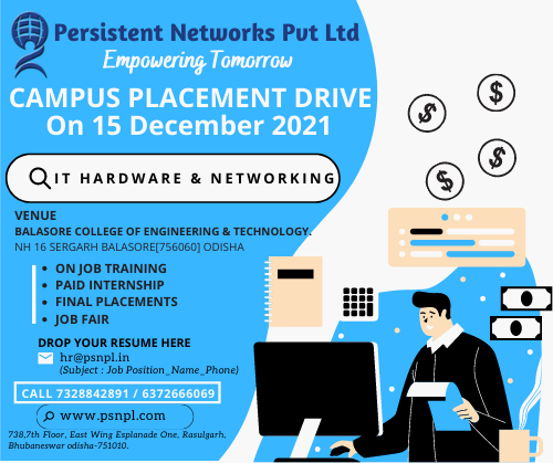 Campus Placement Drive – By PSNPL